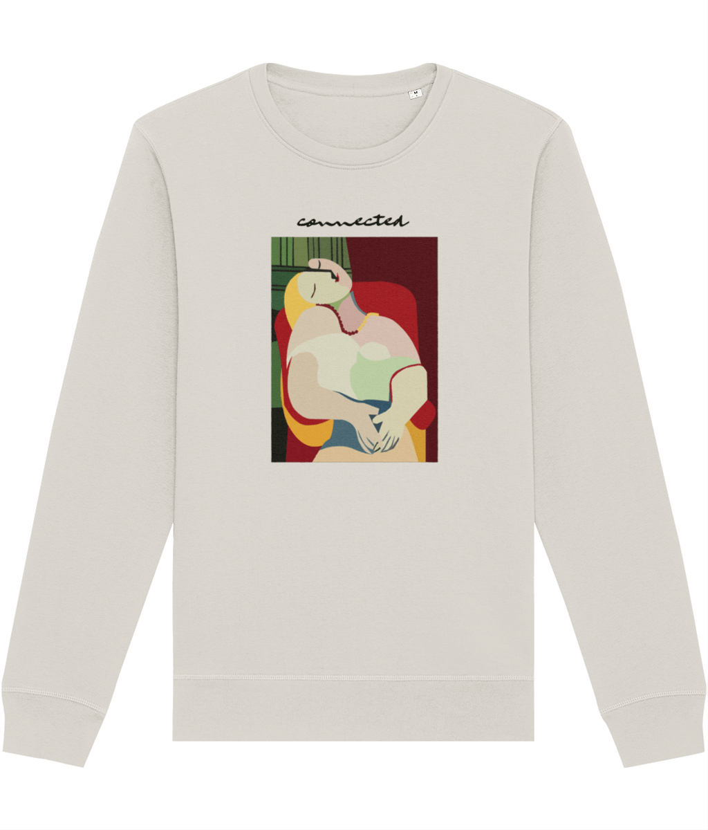 Feminist 'Connected' Organic Cotton Sweatshirt - Equality Sweatshirt