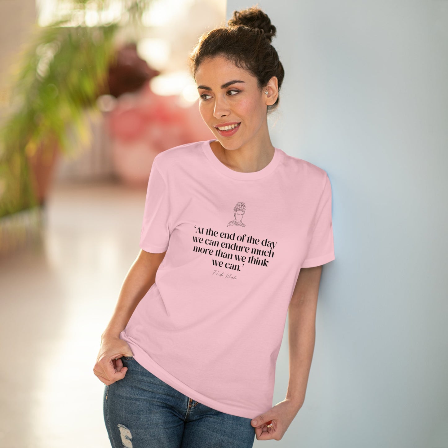 Feminist 'Endurance' Frida Organic Cotton T-shirt - Feminism