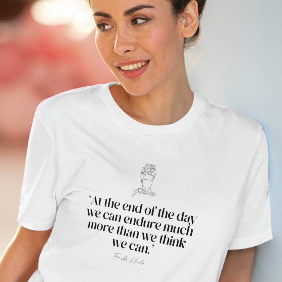 Feminist 'Endurance' Frida Organic Cotton T-shirt - Feminism