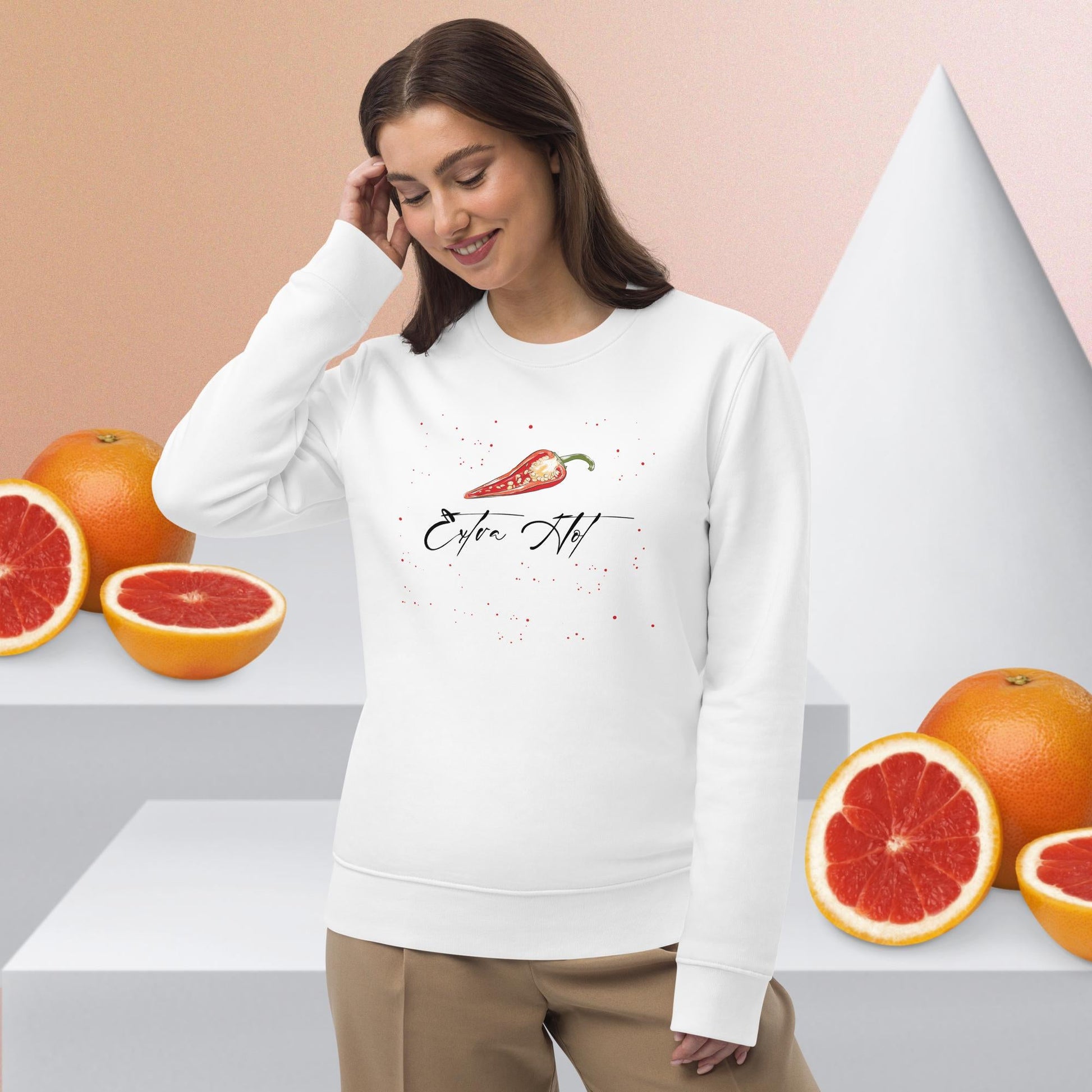 Feminist 'Extra Hot' Organic Cotton Sweatshirt - Extra Hot