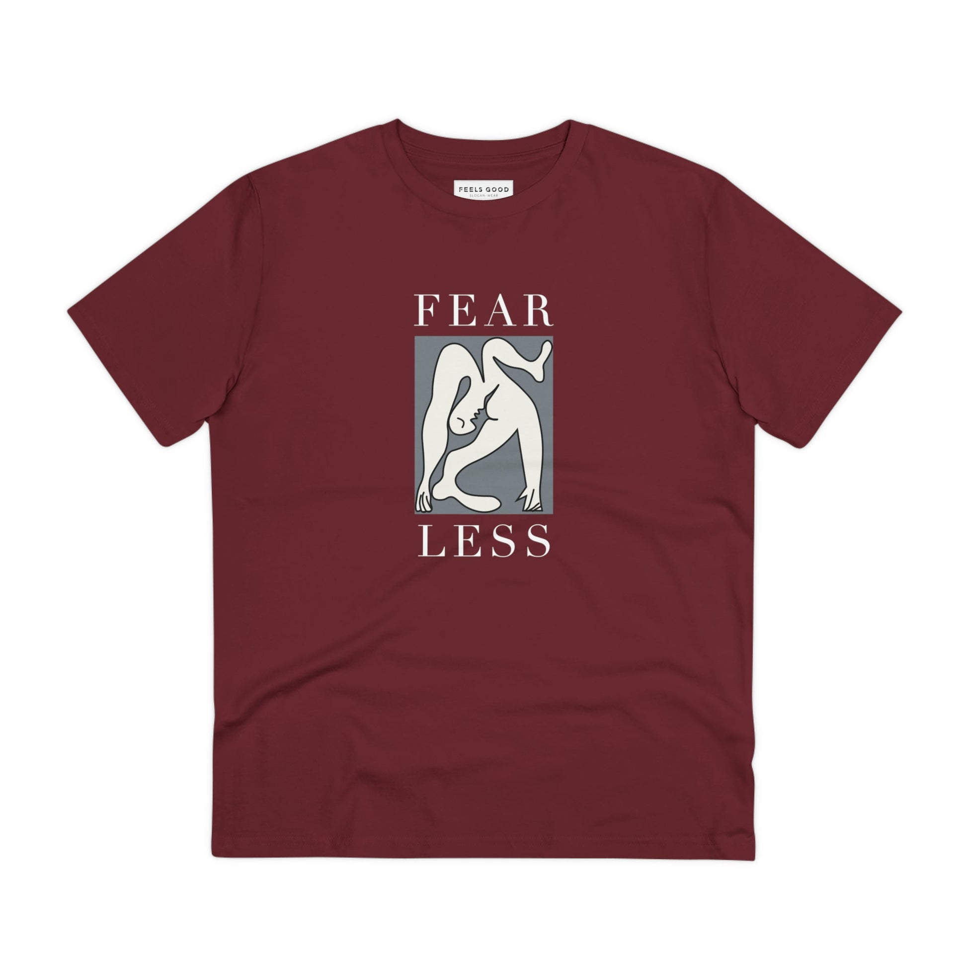 Feminist 'Fear Less' Organic Cotton T-shirt - Fearless Tshirt