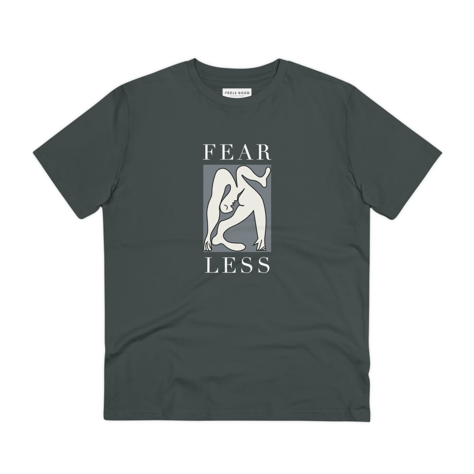 Feminist 'Fear Less' Organic Cotton T-shirt - Fearless Tshirt