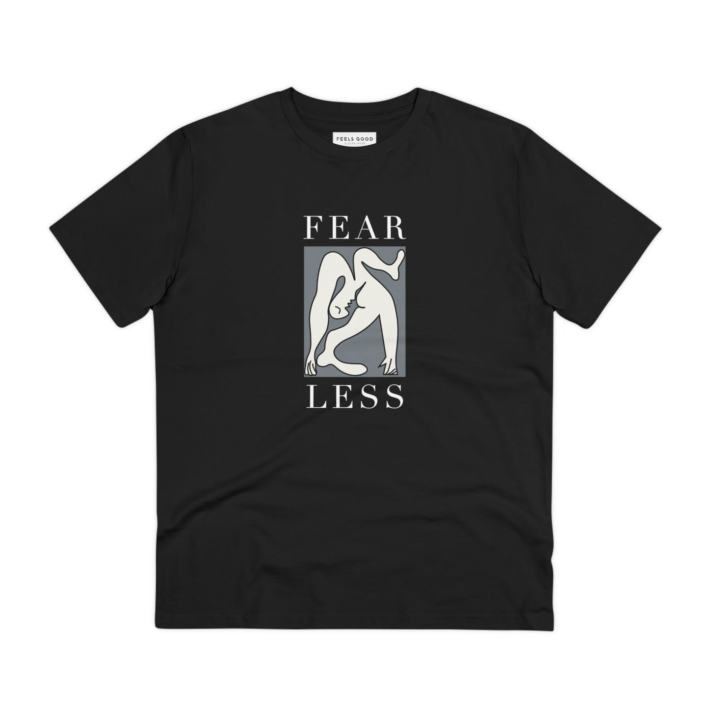 Feminist 'Fear Less' Organic Cotton T-shirt - Fearless Tshirt