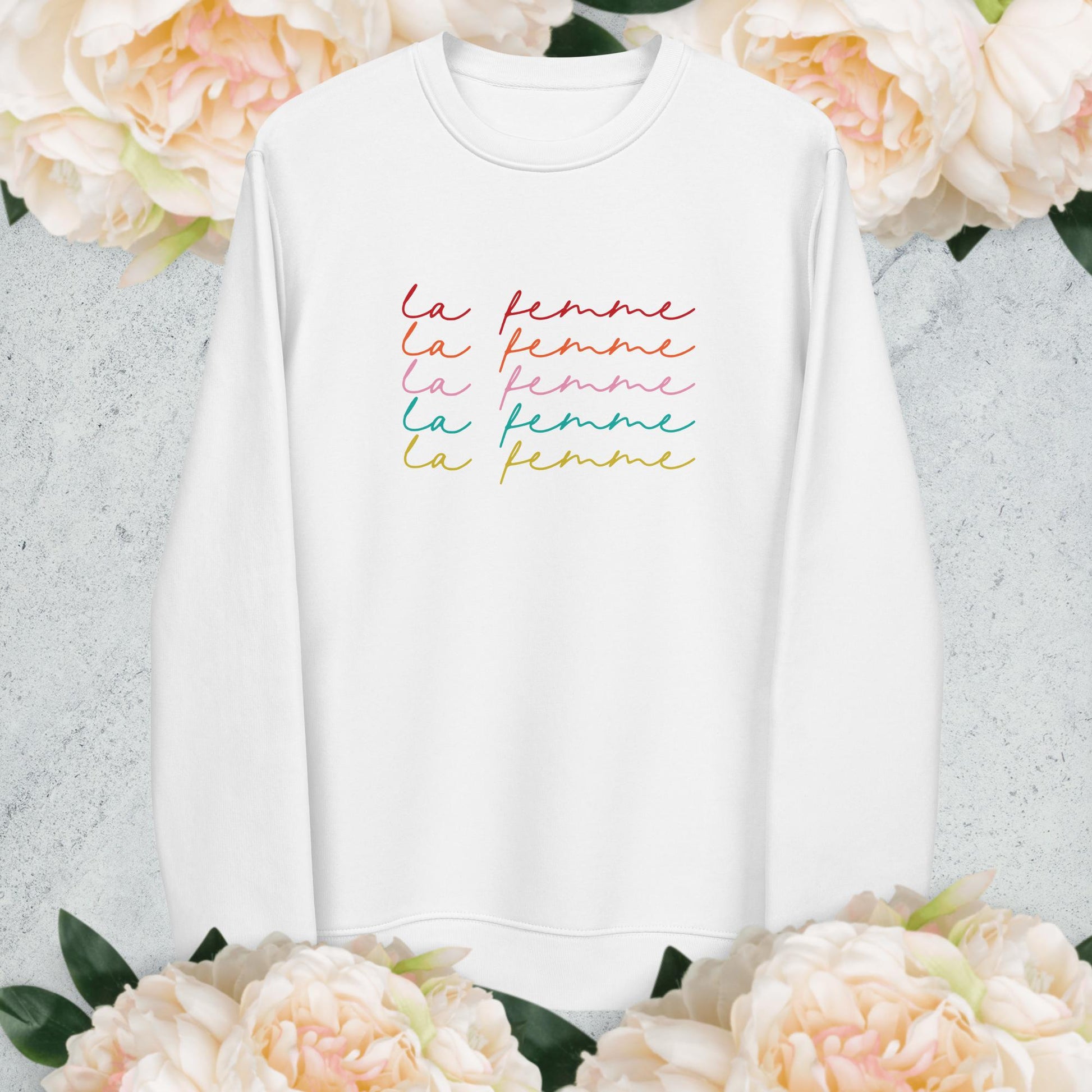 Feminist 'La Femme' Organic Cotton Sweatshirt - Feminism