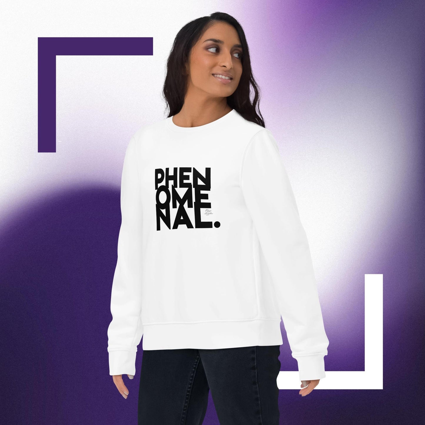 Feminist 'Phenomenal' Maya Organic Cotton Sweatshirt - Feminism