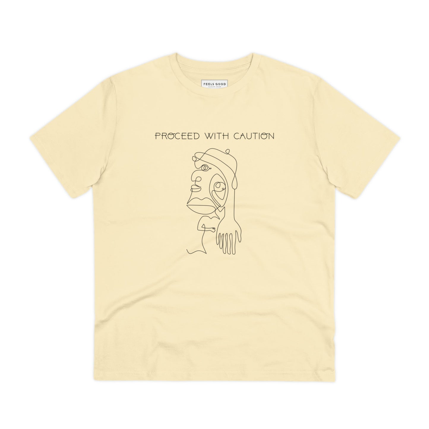 Feminist 'Proceed With Caution' Organic Cotton T-shirt - Equality Tshirt