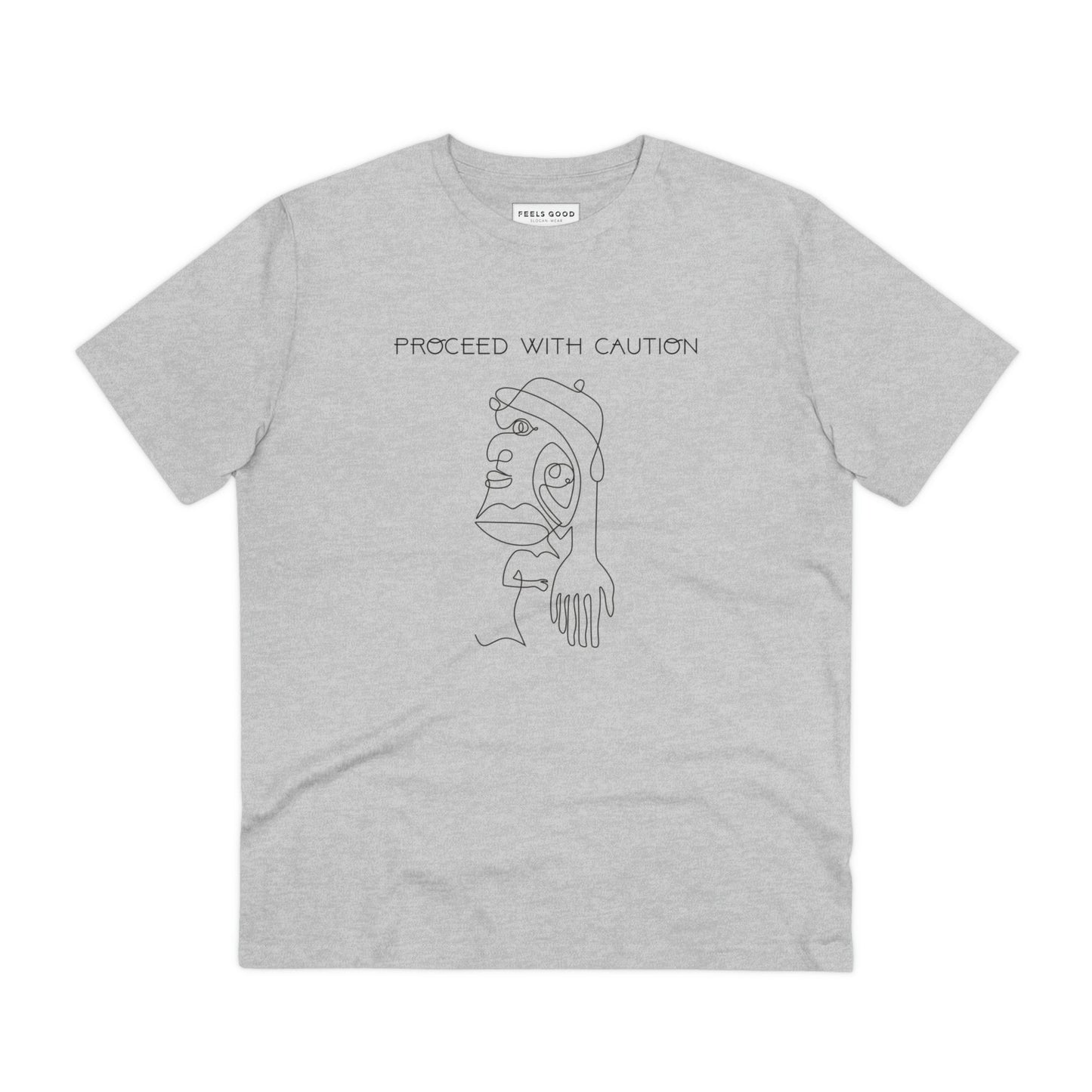 Feminist 'Proceed With Caution' Organic Cotton T-shirt - Equality Tshirt