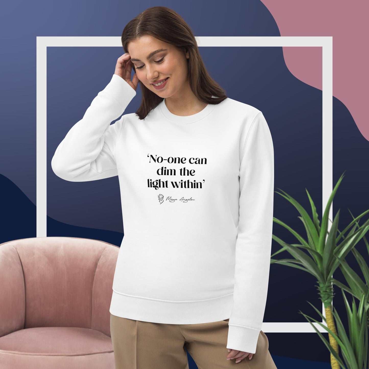 Feminist 'Shine On' Maya Organic Cotton Sweatshirt - Feminism