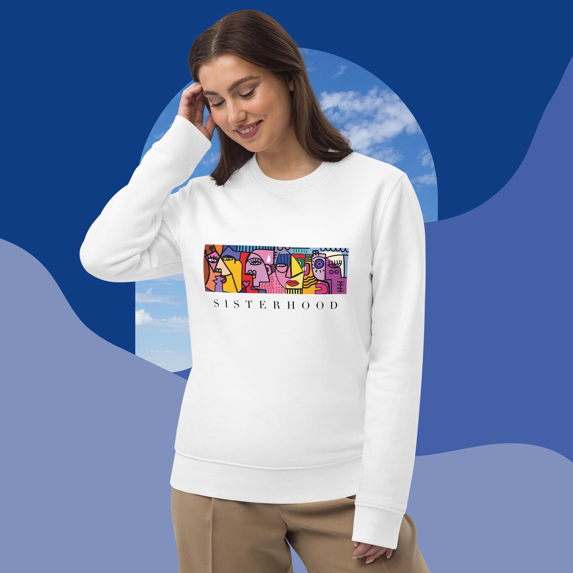 Feminist 'Sisterhood' Organic Cotton Sweatshirt - Feminism