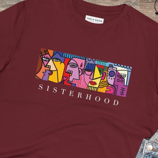 Feminist 'Sisterhood' Organic Cotton T-shirt - Feminism