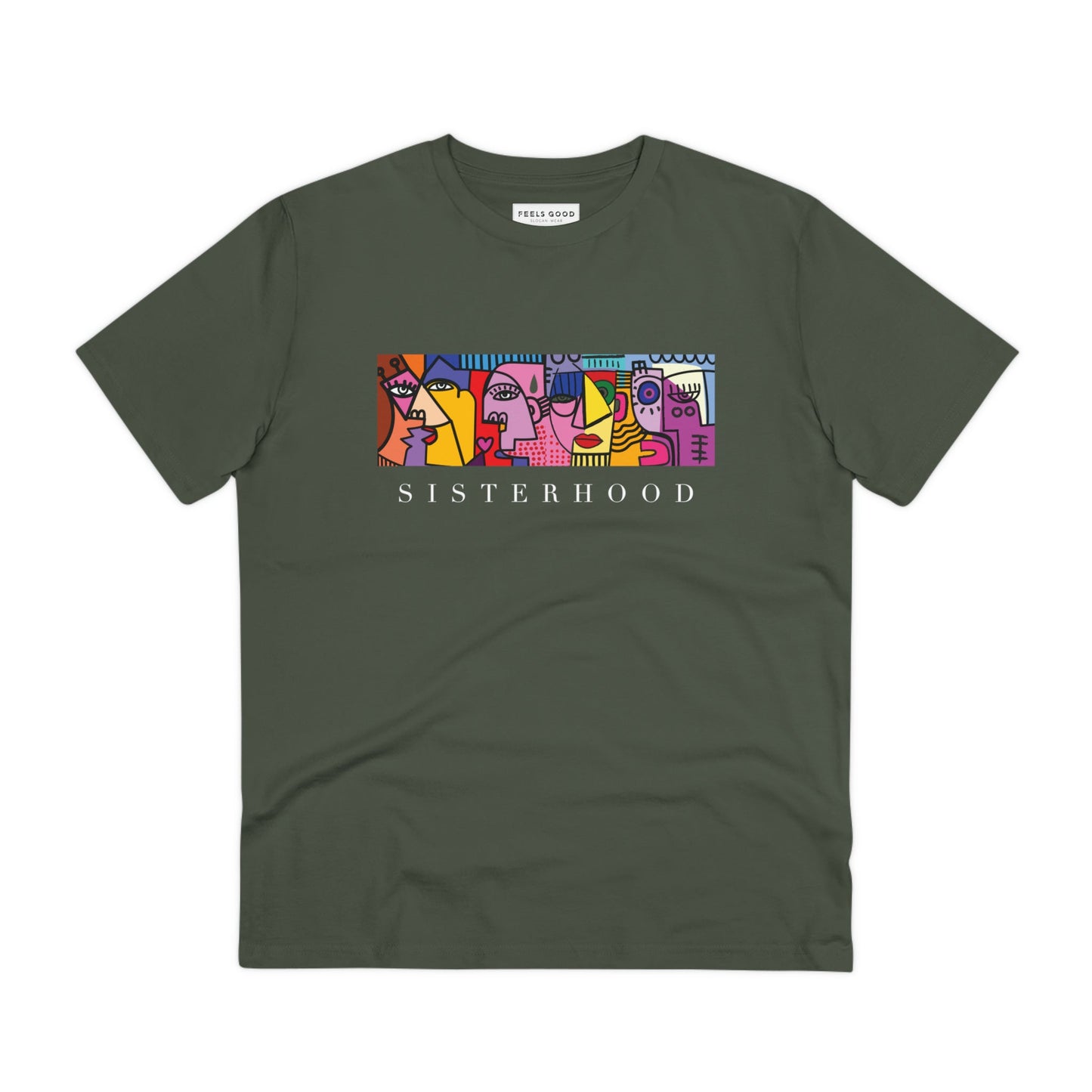 Feminist 'Sisterhood' Organic Cotton T-shirt - Feminism