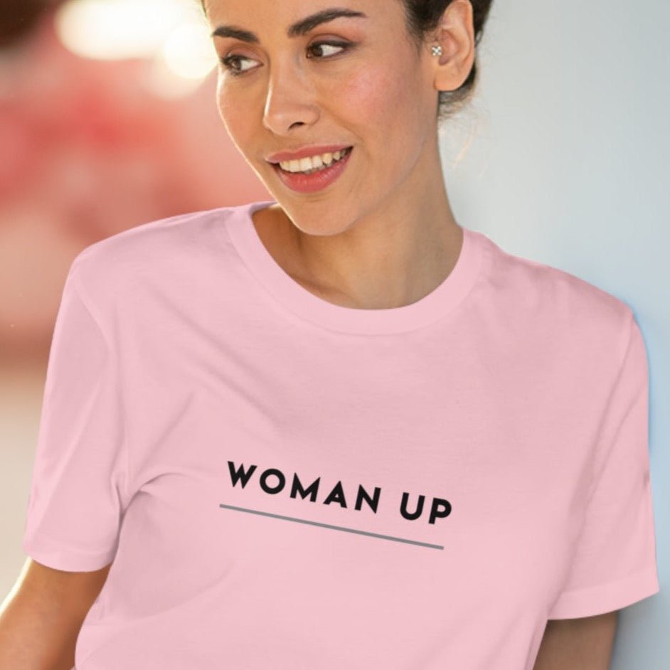 Feminist 'Woman Up' Organic Cotton T-shirt - Feminism