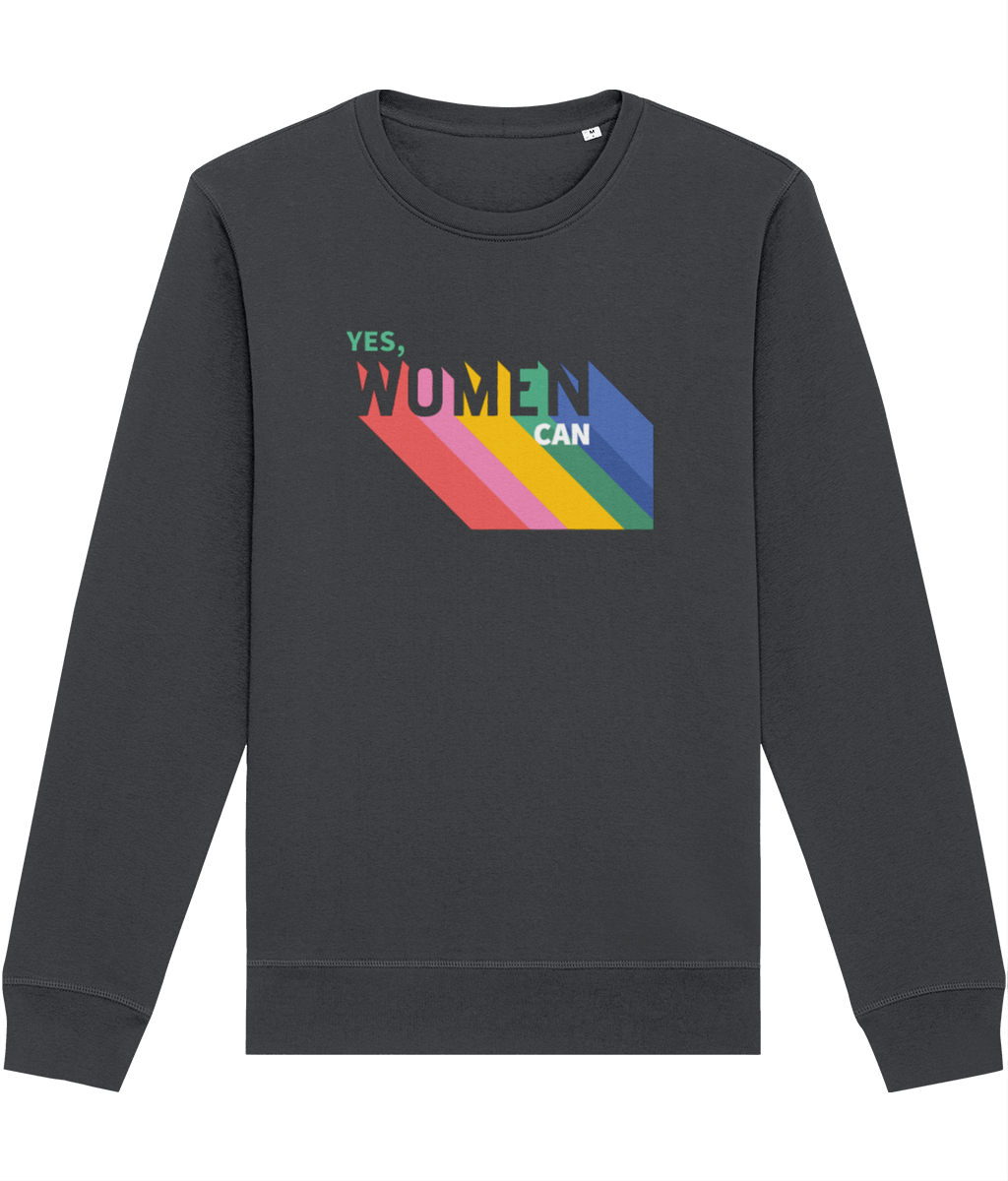 Feminist 'Yes We Can' Organic Cotton Sweatshirt - Feminism