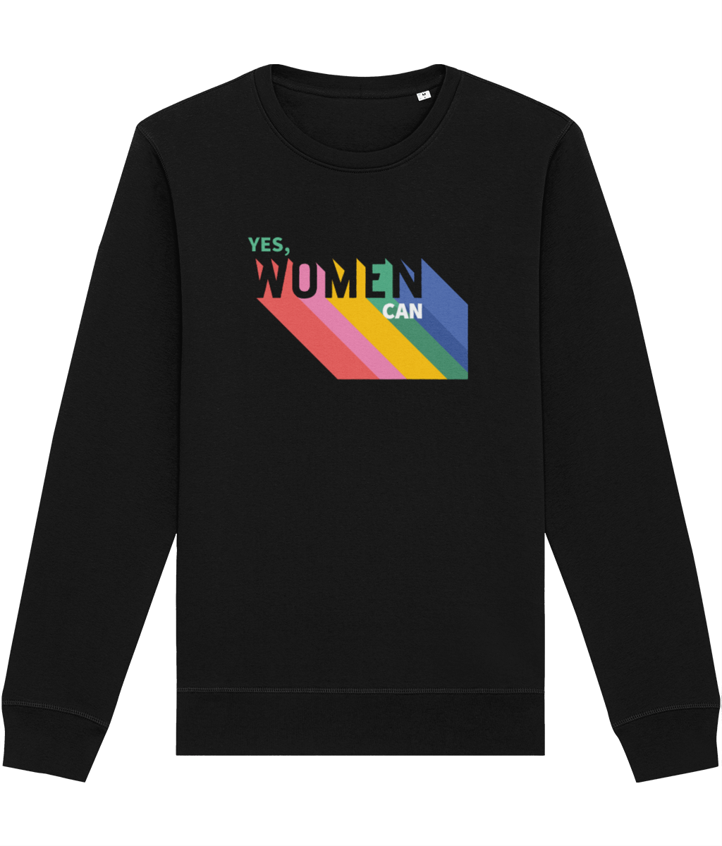 Feminist 'Yes We Can' Organic Cotton Sweatshirt - Feminism