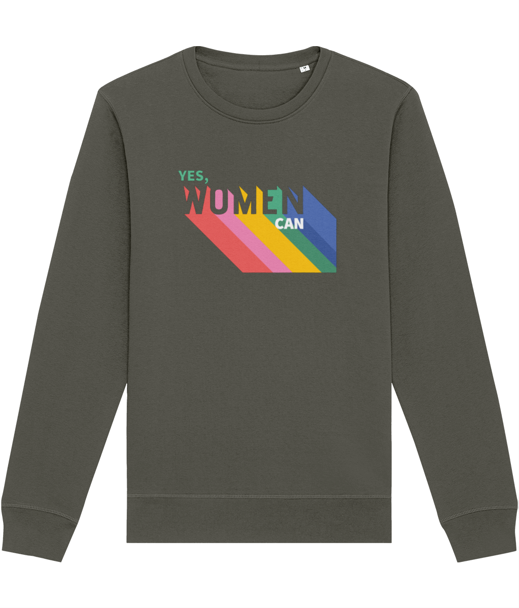 Feminist 'Yes We Can' Organic Cotton Sweatshirt - Feminism