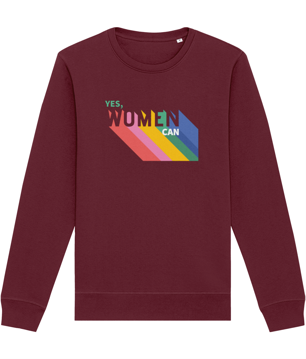 Feminist 'Yes We Can' Organic Cotton Sweatshirt - Feminism