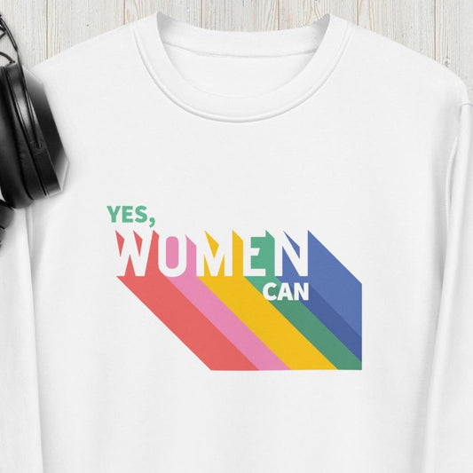 Feminist 'Yes We Can' Organic Cotton Sweatshirt - Feminism