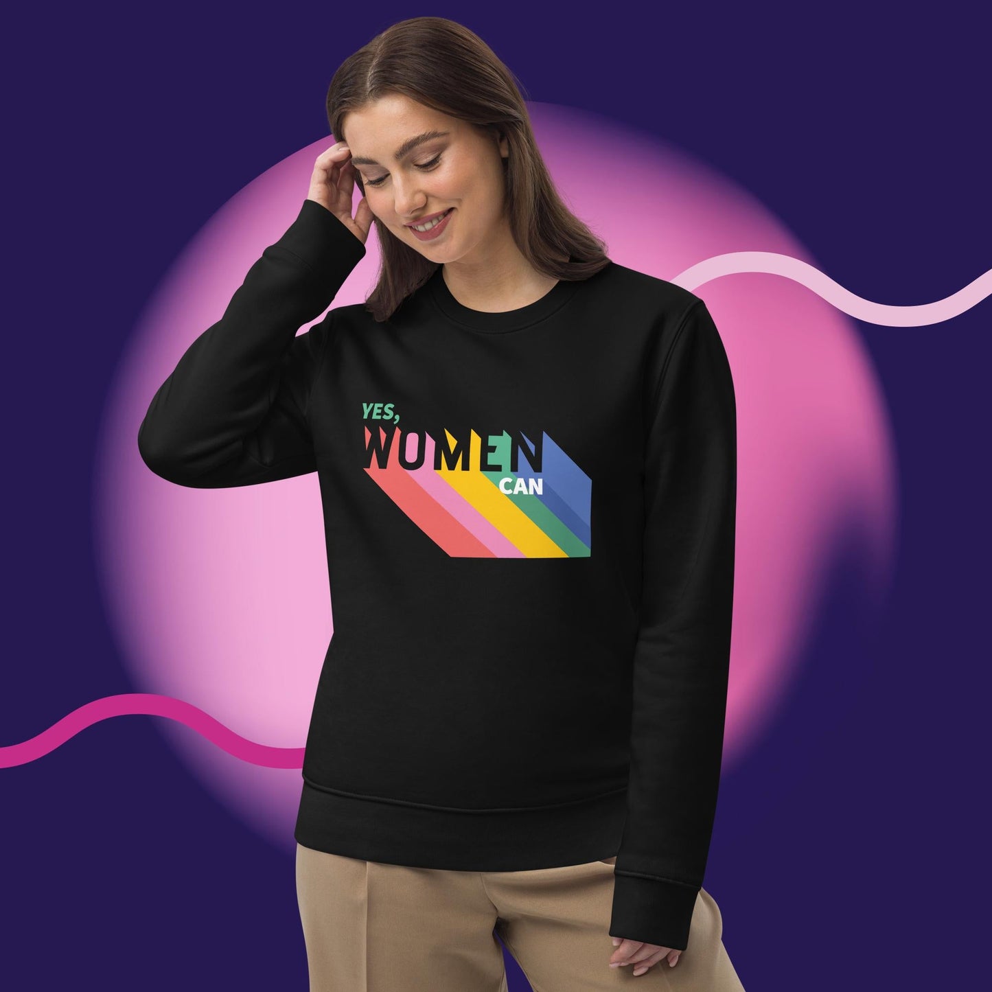 Feminist 'Yes We Can' Organic Cotton Sweatshirt - Feminism