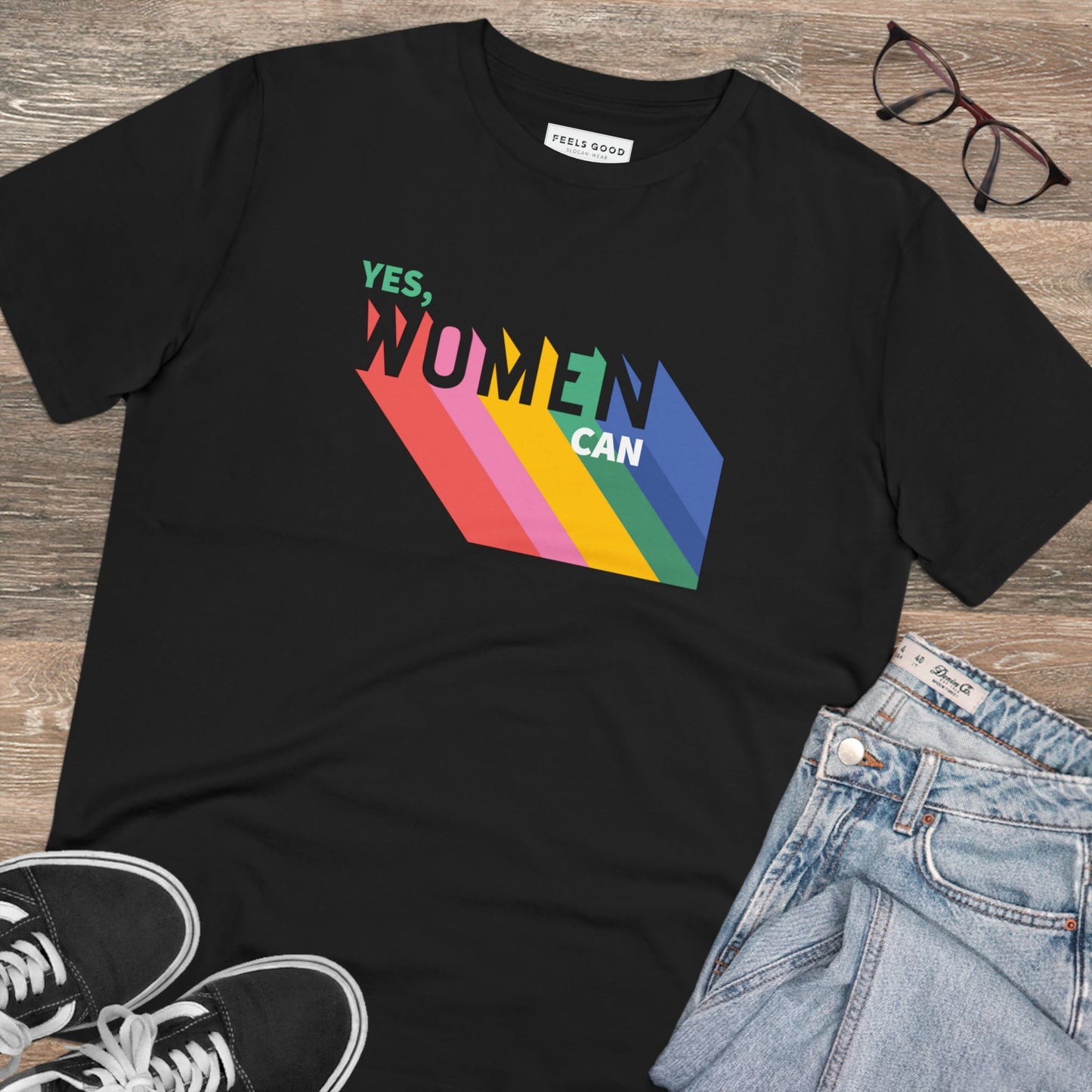 Feminist 'Yes We Can' Organic Cotton T-shirt - Feminism