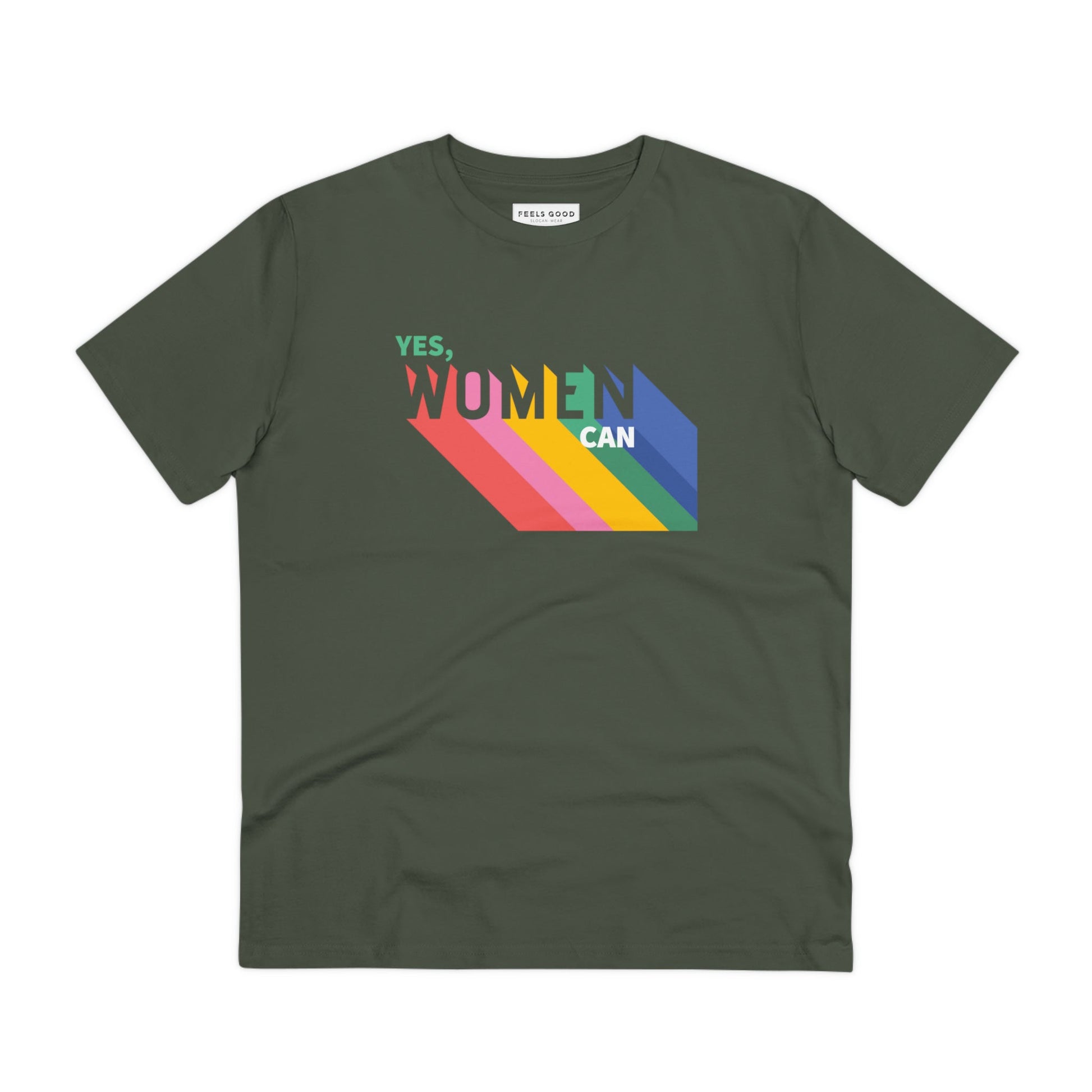 Feminist 'Yes We Can' Organic Cotton T-shirt - Feminism