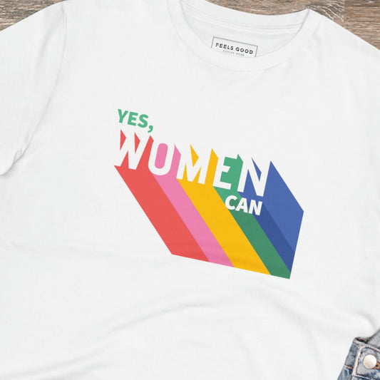Feminist 'Yes We Can' Organic Cotton T-shirt - Feminism