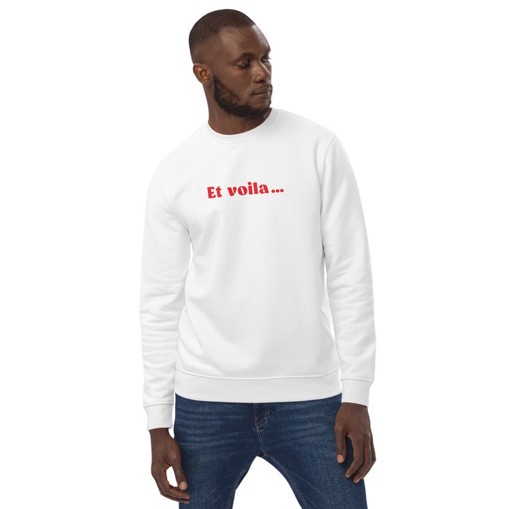 Francophile 'And There It Is' Organic Cotton Sweatshirt - French Gift