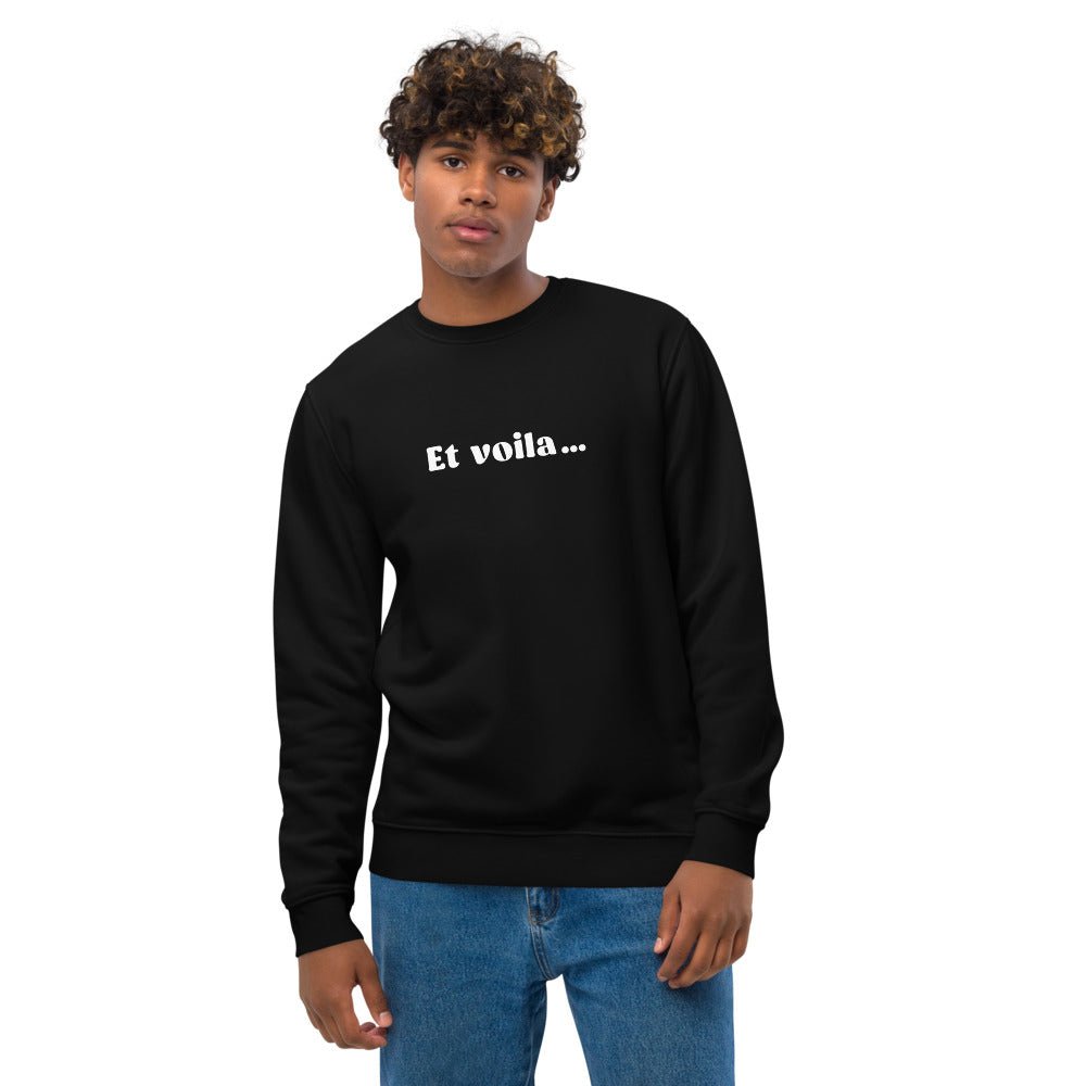 Francophile 'And There It Is' Organic Cotton Sweatshirt - French Gift