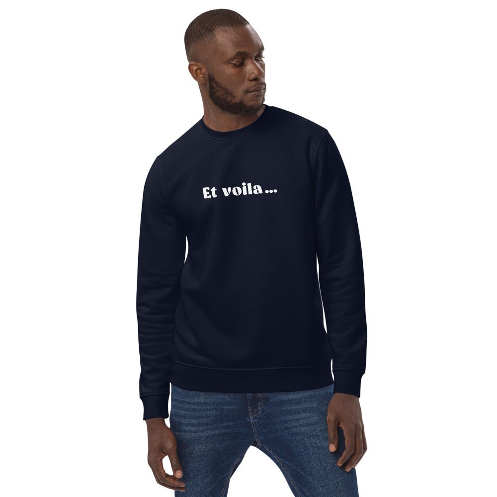 Francophile 'And There It Is' Organic Cotton Sweatshirt - French Gift