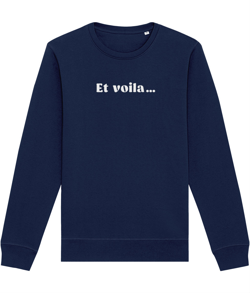 Francophile 'And There It Is' Organic Cotton Sweatshirt - French Gift