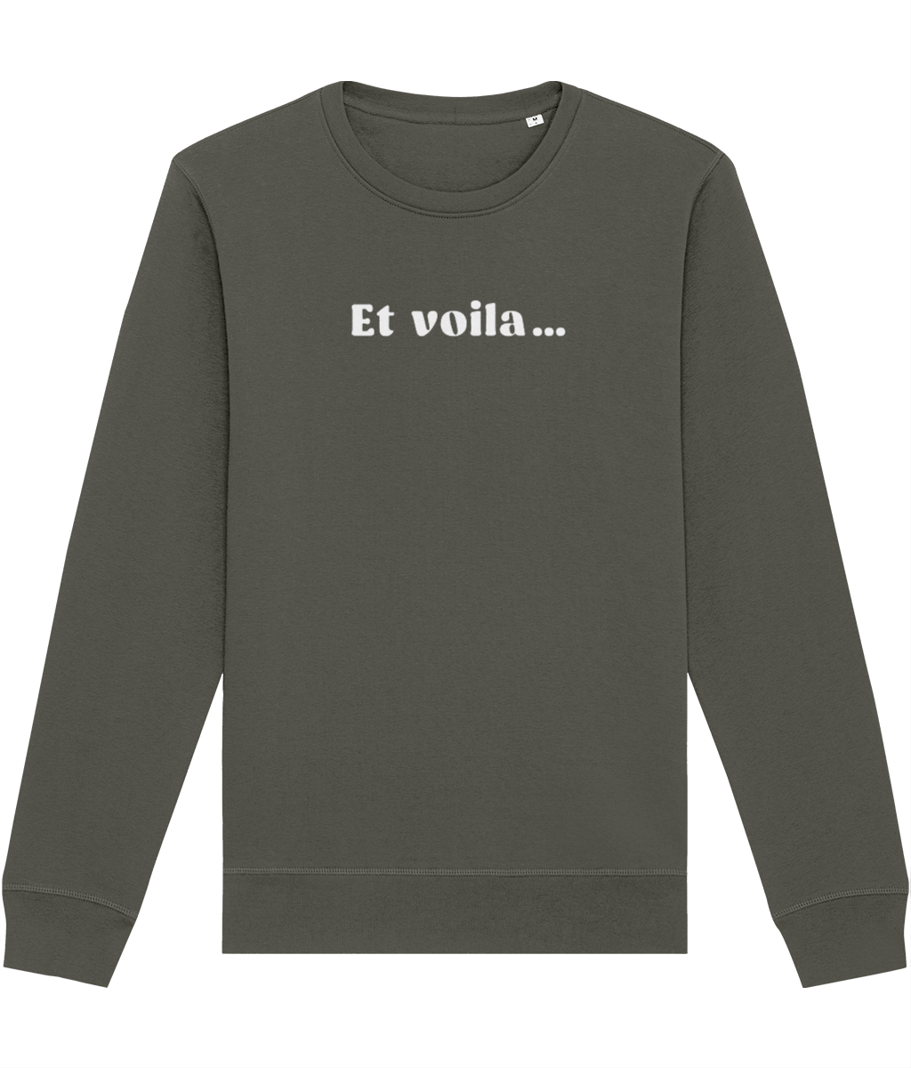 Francophile 'And There It Is' Organic Cotton Sweatshirt - French Gift