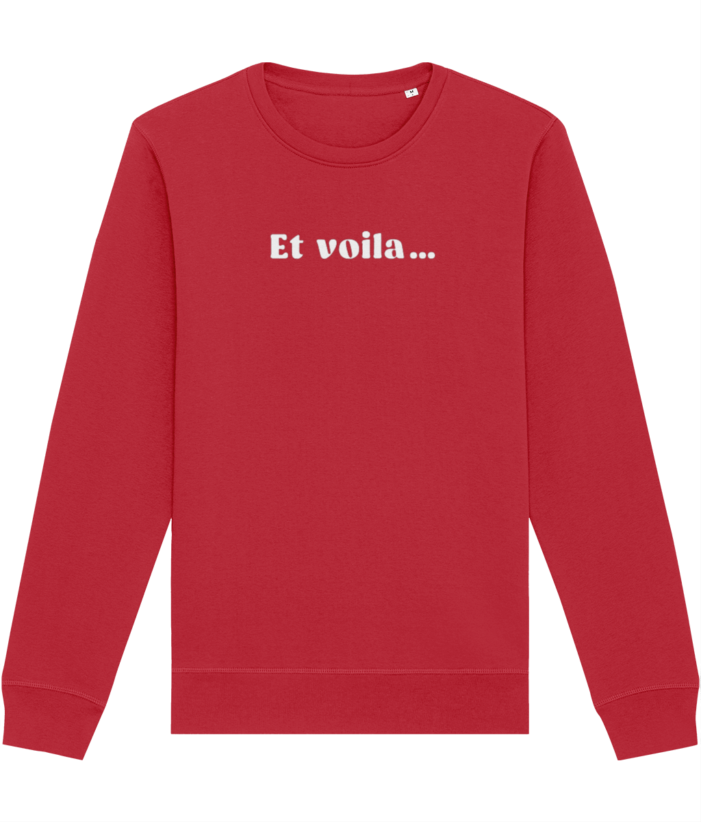 Francophile 'And There It Is' Organic Cotton Sweatshirt - French Gift