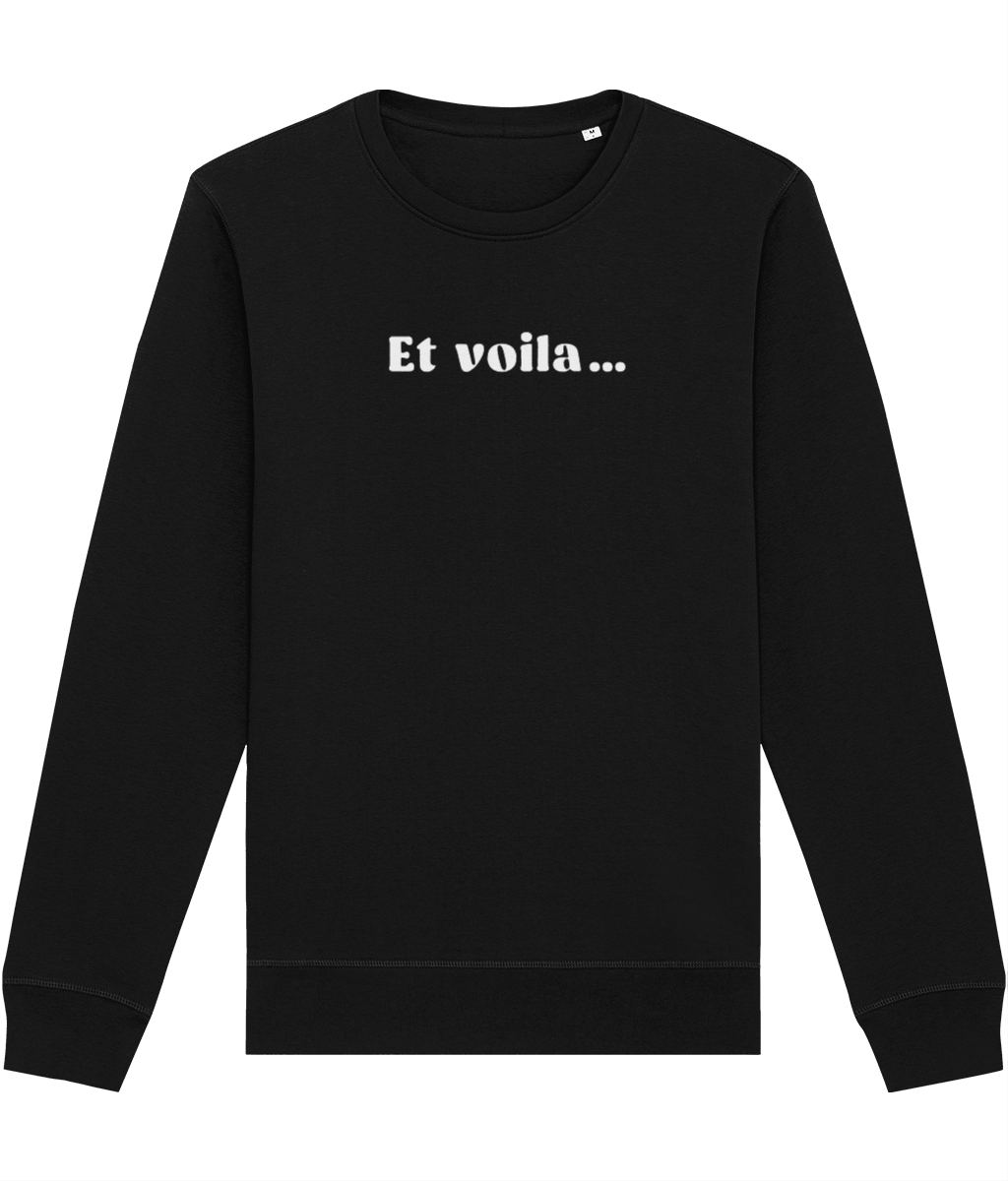 Francophile 'And There It Is' Organic Cotton Sweatshirt - French Gift