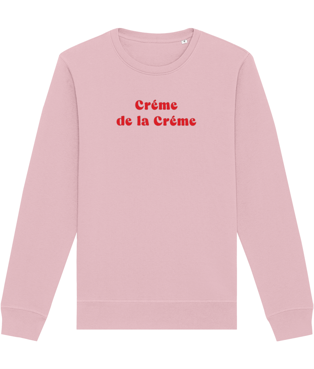 Francophile 'Creme De La Creme' Organic Cotton Sweatshirt - French Gift