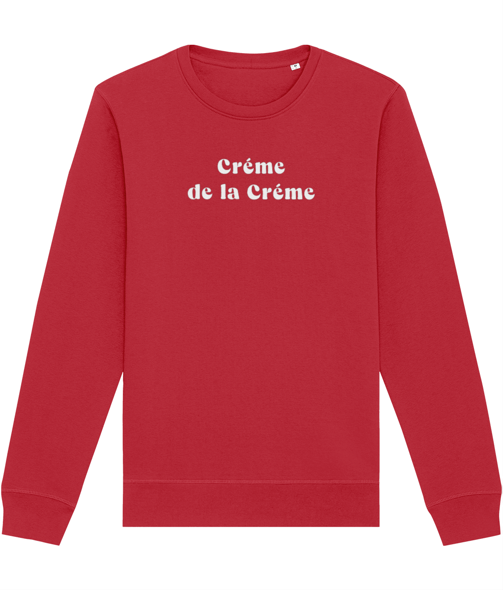 Francophile 'Creme De La Creme' Organic Cotton Sweatshirt - French Gift