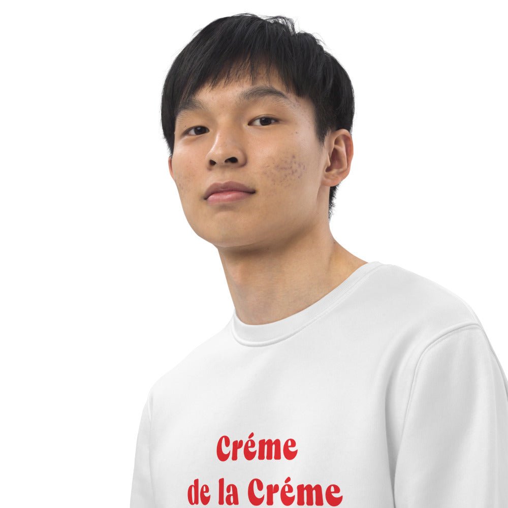 Francophile 'Creme De La Creme' Organic Cotton Sweatshirt - French Gift