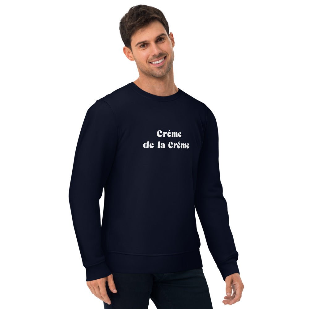 Francophile 'Creme De La Creme' Organic Cotton Sweatshirt - French Gift