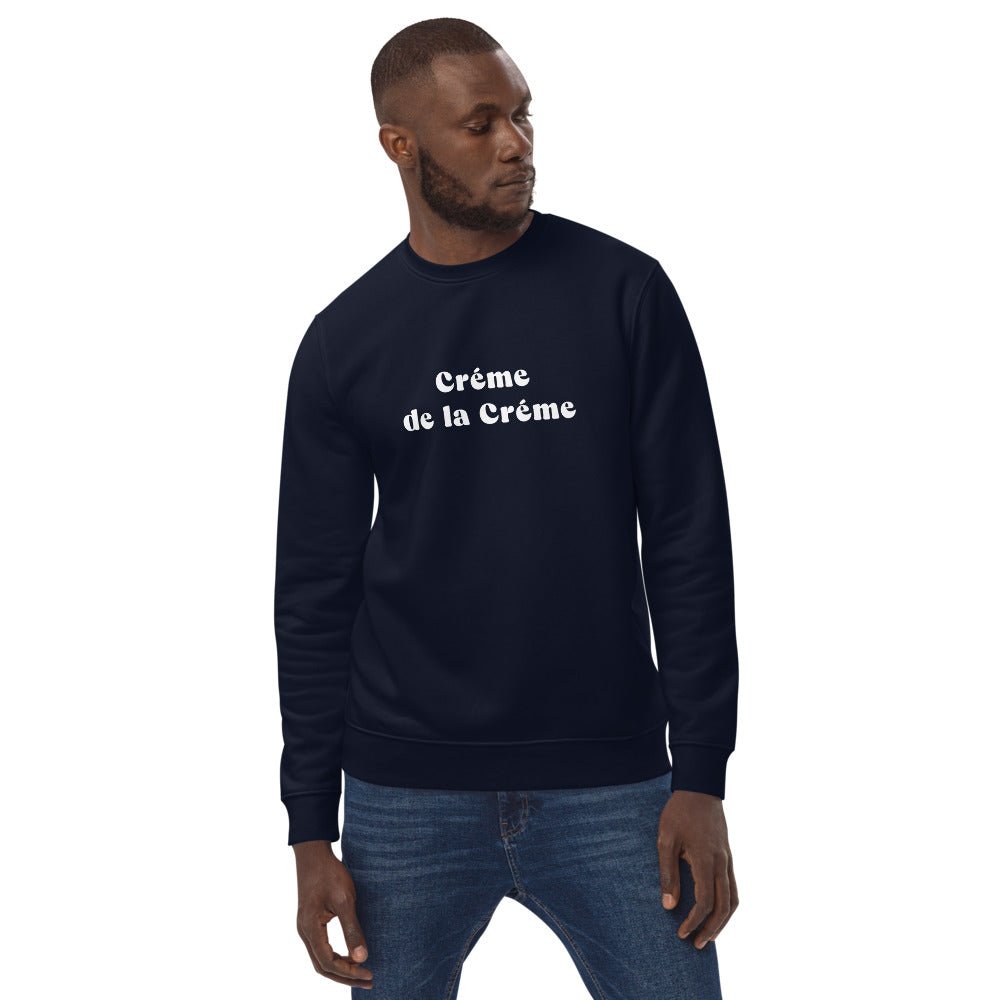 Francophile 'Creme De La Creme' Organic Cotton Sweatshirt - French Gift