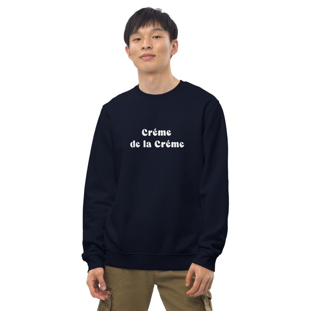 Francophile 'Creme De La Creme' Organic Cotton Sweatshirt - French Gift