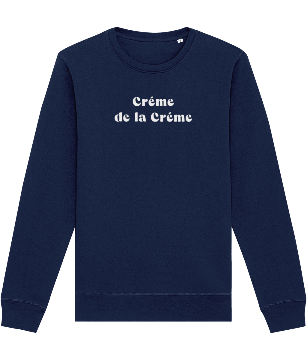 Francophile 'Creme De La Creme' Organic Cotton Sweatshirt - French Gift