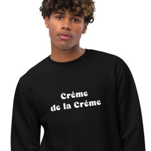 Francophile 'Creme De La Creme' Organic Cotton Sweatshirt - French Gift