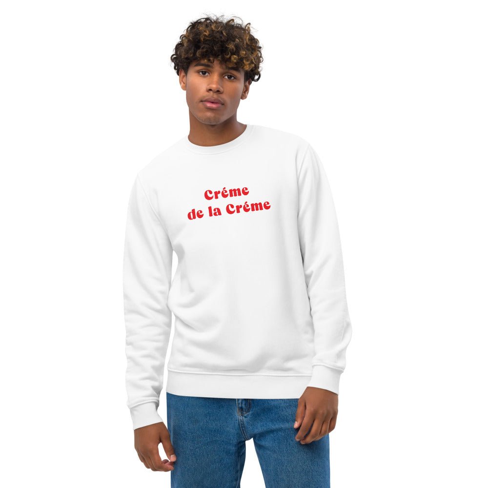 Francophile 'Creme De La Creme' Organic Cotton Sweatshirt - French Gift