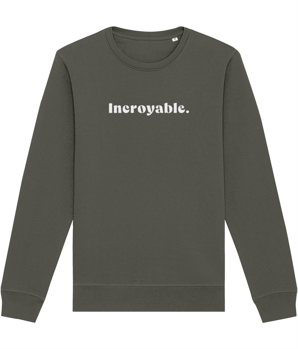 Francophile 'Incredible' Organic Cotton Sweatshirt - French Gift