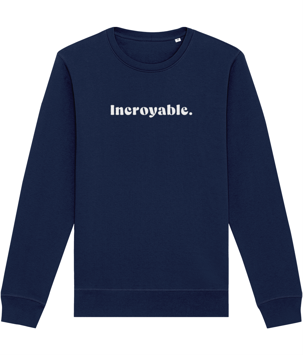 Francophile 'Incredible' Organic Cotton Sweatshirt - French Gift