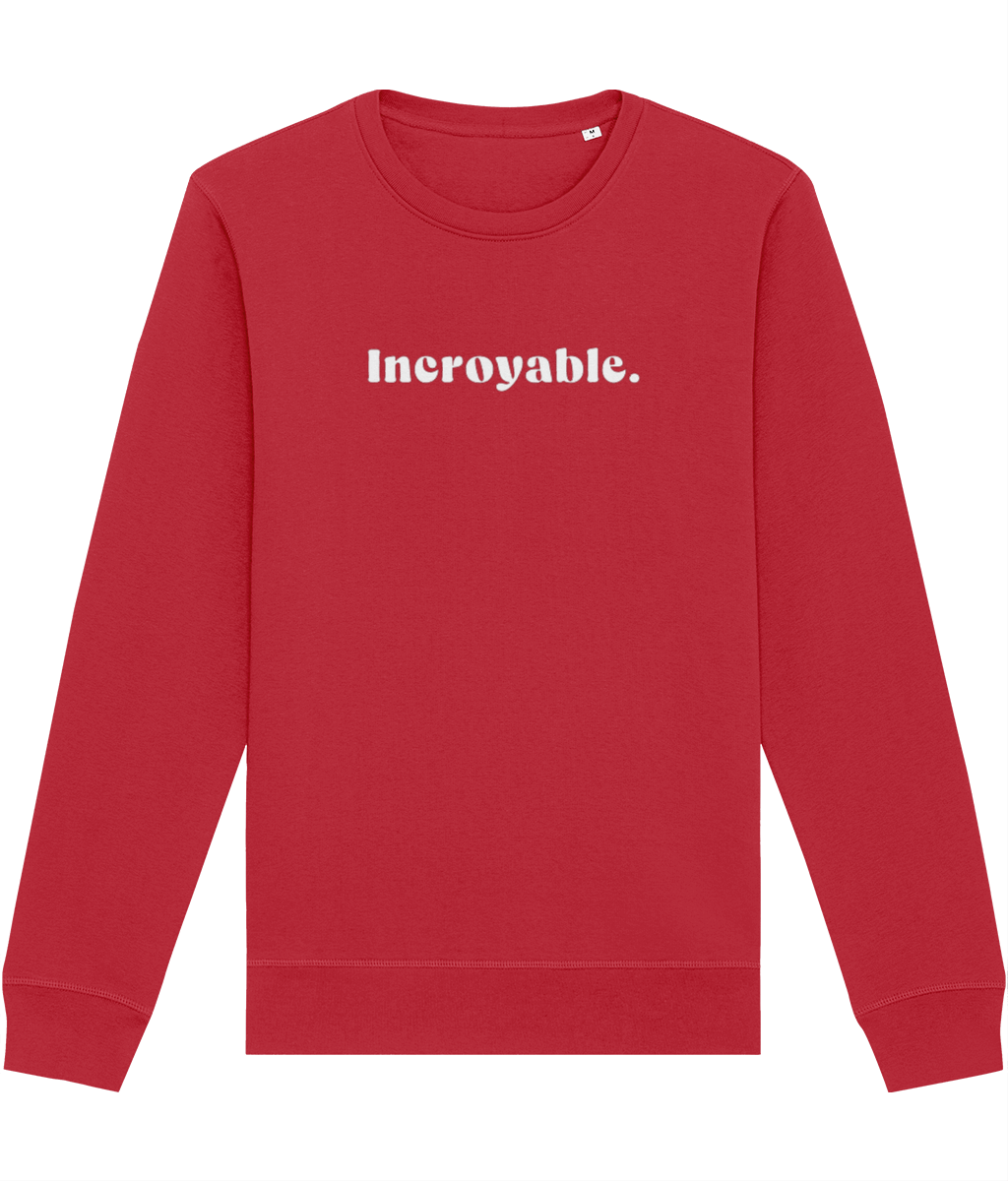 Francophile 'Incredible' Organic Cotton Sweatshirt - French Gift