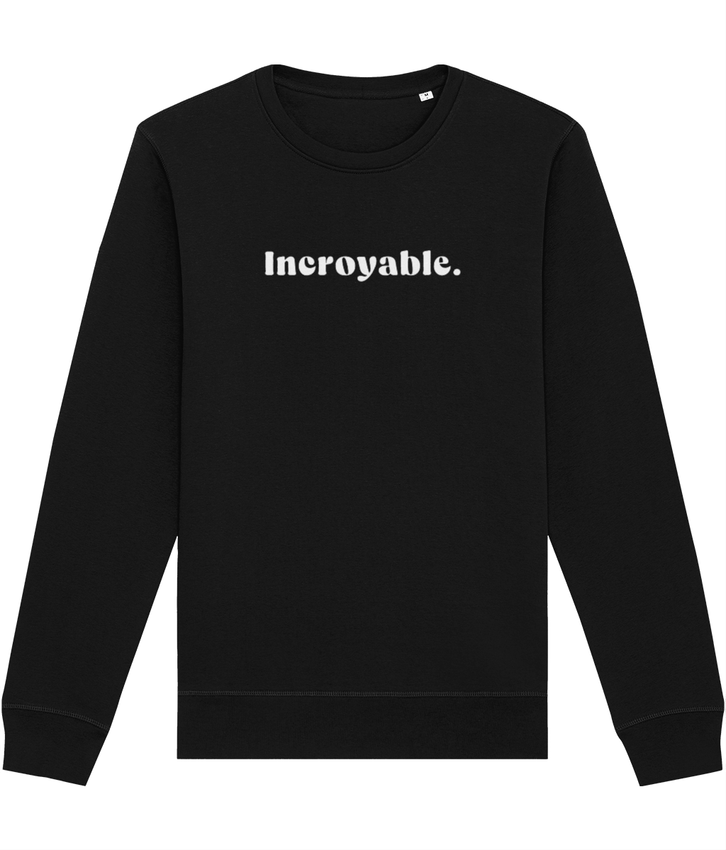 Francophile 'Incredible' Organic Cotton Sweatshirt - French Gift