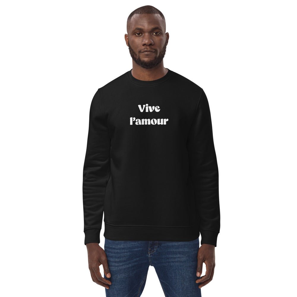 Francophile 'Long Live Life' Organic Cotton Sweatshirt - French Gift