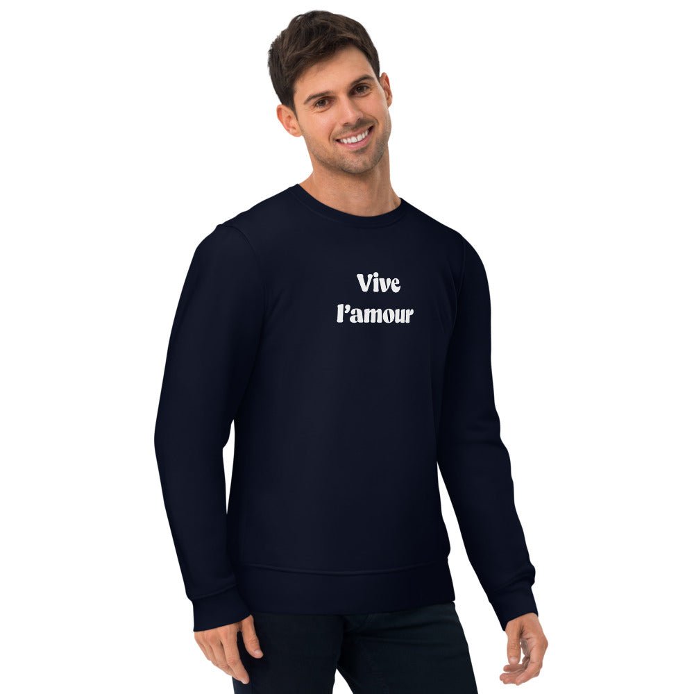 Francophile 'Long Live Life' Organic Cotton Sweatshirt - French Gift