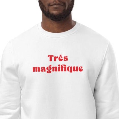 Francophile 'Magnificent One' Organic Cotton Sweatshirt - French Gift