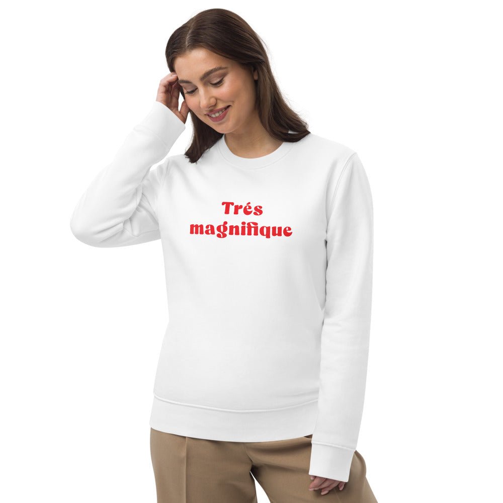 Francophile 'Magnificent One' Organic Cotton Sweatshirt - French Gift