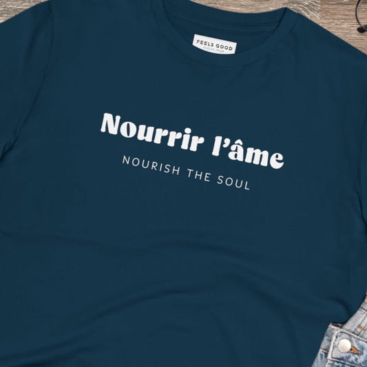 Francophile 'Nourish The Soul' Organic Cotton T-shirt - Francophile Tshirt